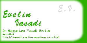 evelin vasadi business card